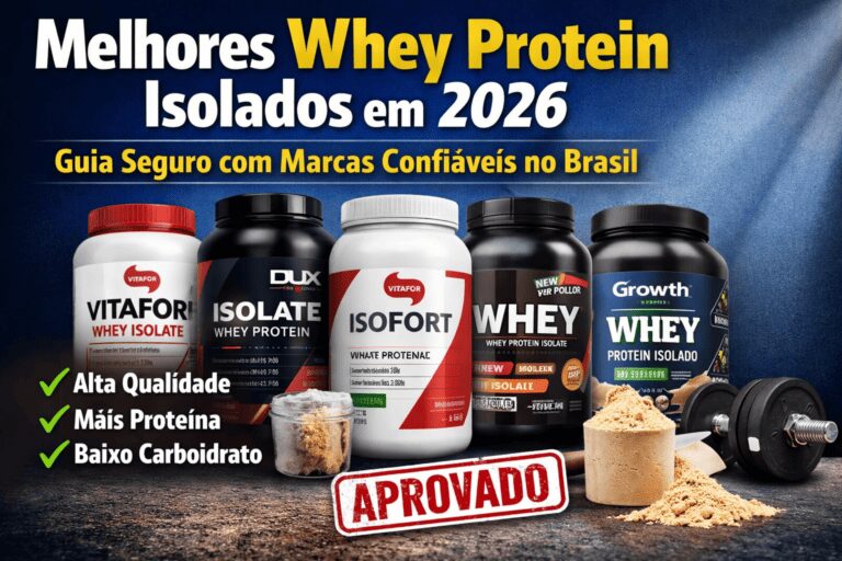 Melhores Whey Protein Isolados em 2026: Guia Seguro com Marcas Confiáveis no Brasil