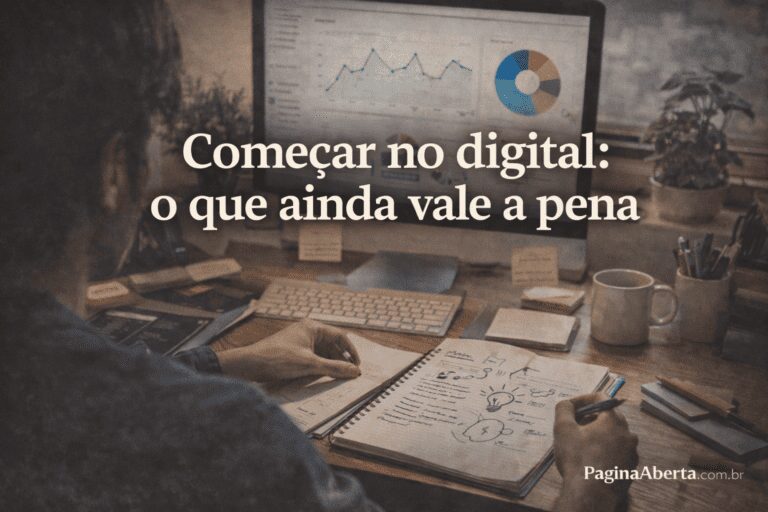 Primeiros passos para começar no digital: o que ainda funciona e o que já ficou para trás