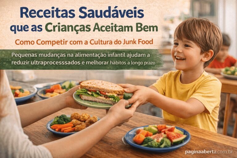 Receitas Saudáveis que as Crianças Aceitam Bem: Como Competir com a Cultura do Junk Food