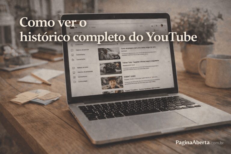 Como ver tudo o que já foi feito em uma conta do YouTube (histórico, pesquisas e comentários)