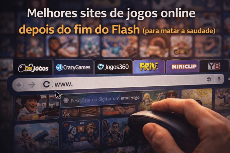 Melhores sites de jogos online depois do fim do Flash (para matar a saudade)