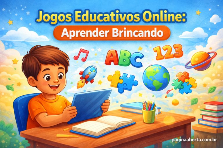 Sites de Jogos e Atividades Educativas Para Crianças: Guia Completo Para Aprender Brincando