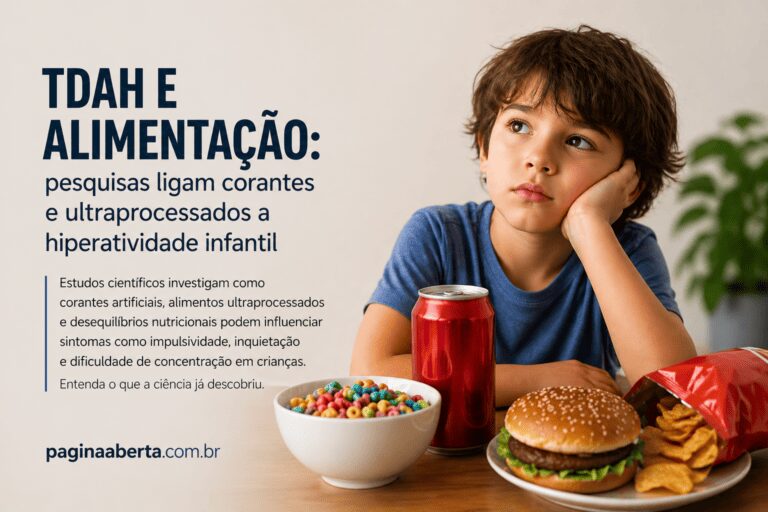 TDAH e alimentação: pesquisas ligam corantes e ultraprocessados a hiperatividade infantil
