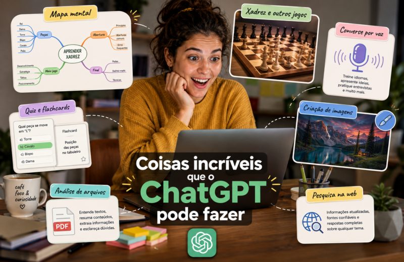 8 coisas muito legais que dá para fazer com o ChatGPT e muita gente ainda não usa